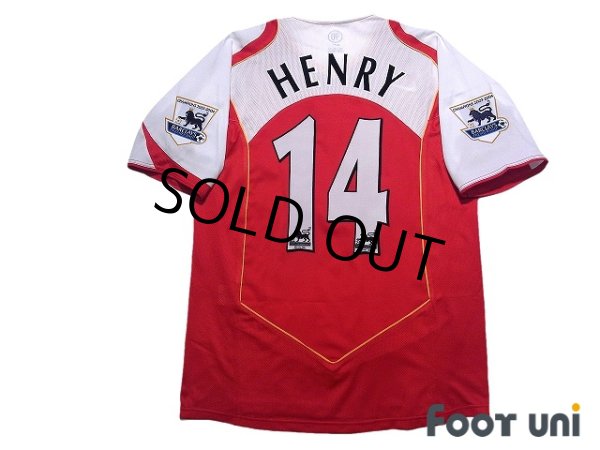 Photo2: Arsenal 2004-2005 Home #14 Thierry Henry Premier League Patch/Badge (2)