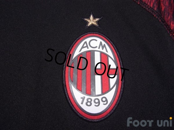 Photo6: AC Milan 2018-2019 Third Shirt #11 Fabio Borini Lega Calcio Patch/Badge w/tags (6)