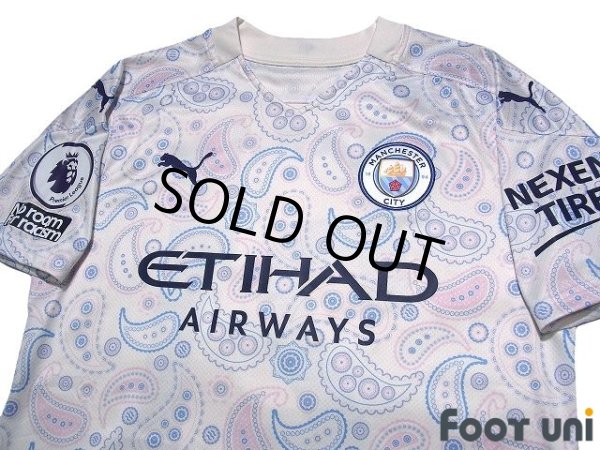 Photo3: Manchester City 2020-2021 3RD Shirt #21 Ferran Torres Premier League Patch/Badge w/tags (3)