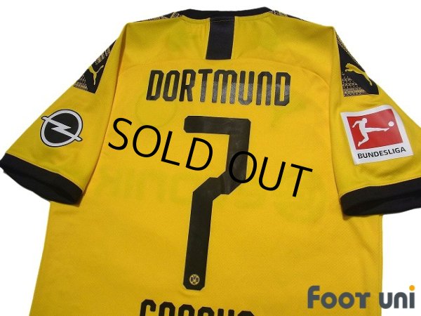 Photo4: Borussia Dortmund 2019-2020 Home Shirts #7 Jadon Sancho 110th Anniversary Bundesliga Patch/Badge w/tags (4)