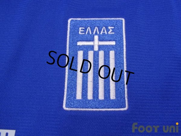 Photo6: Greece Euro 2004 Away Shirt #7 Theodoros Zagorakis UEFA Euro 2004 Patch/Badge UEFA Fair Play Patch/Badge (6)