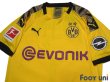 Photo3: Borussia Dortmund 2019-2020 Home Shirts #7 Jadon Sancho 110th Anniversary Bundesliga Patch/Badge w/tags (3)