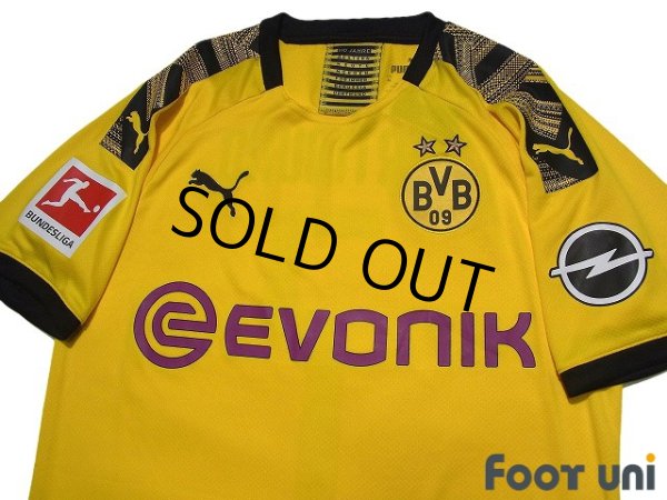 Photo3: Borussia Dortmund 2019-2020 Home Shirts #7 Jadon Sancho 110th Anniversary Bundesliga Patch/Badge w/tags (3)