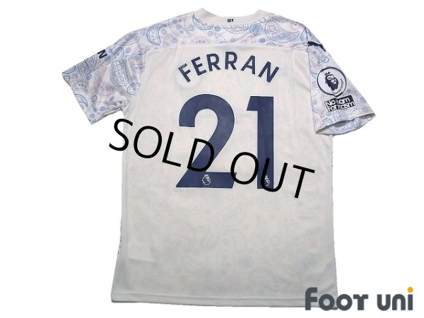 Photo2: Manchester City 2020-2021 3RD Shirt #21 Ferran Torres Premier League Patch/Badge w/tags (2)
