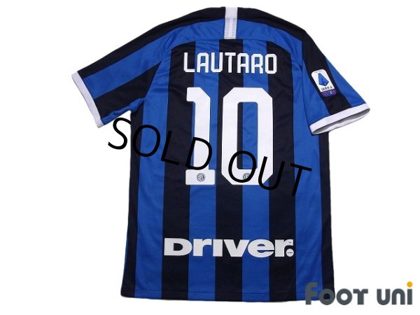 Photo2: Inter Milan 2019-2020 Home Shirt #10 Lautaro Martinez Lega Calcio Patch/Badge (2)
