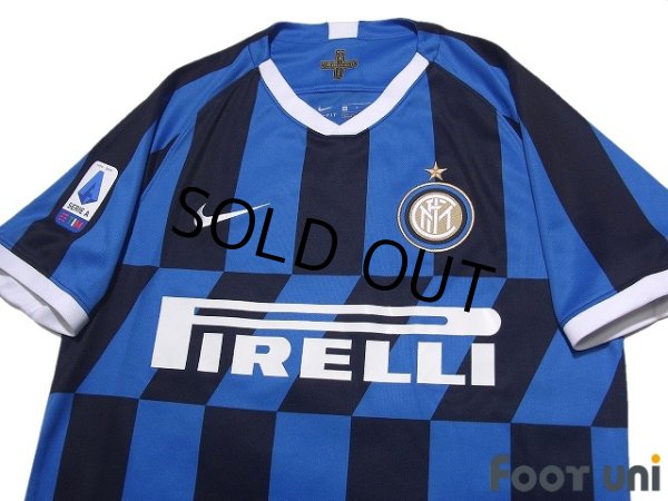 Photo3: Inter Milan 2019-2020 Home Shirt #10 Lautaro Martinez Lega Calcio Patch/Badge (3)