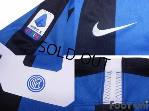 Photo7: Inter Milan 2019-2020 Home Shirt #10 Lautaro Martinez Lega Calcio Patch/Badge (7)