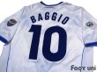 Photo4: Brescia 2002-2003 Away Shirt #10 Roberto Baggio Lega Calcio Patch/Badge (4)
