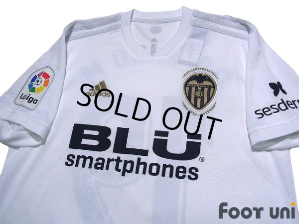 Photo3: Valencia 2018-2019 Home Centenario Shirt #19 Rodrigo Moreno La Liga Patch/Badge w/tags  (3)