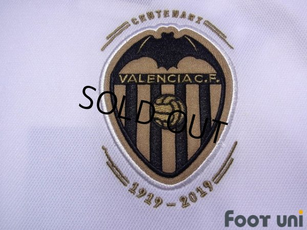 Photo6: Valencia 2018-2019 Home Centenario Shirt #19 Rodrigo Moreno La Liga Patch/Badge w/tags  (6)
