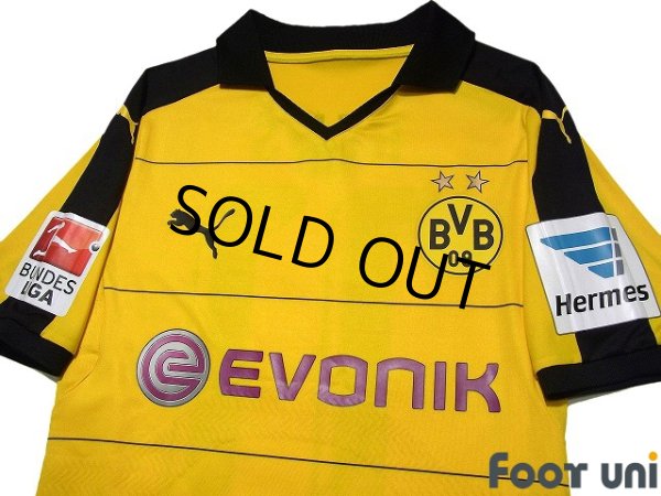 Photo3: Borussia Dortmund 2015-2016 Home Authentic Shirt #11 Marco Reus Bundesliga Patch/Badge w/tags (3)