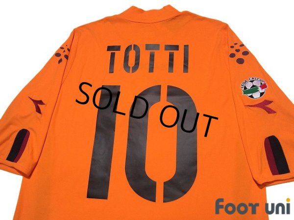 Photo4: AS Roma 2003-2004 3rd Shirt #10 Francesco Totti Lega Calcio Patch/Badge (4)