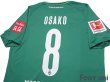 Photo4: Werder Bremen 2019-2020 Home Shirt #8 Yuya Osako Bundesliga Patch/Badge w/tags (4)