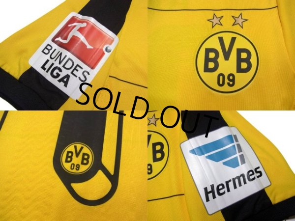 Photo7: Borussia Dortmund 2015-2016 Home Authentic Shirt #11 Marco Reus Bundesliga Patch/Badge w/tags (7)