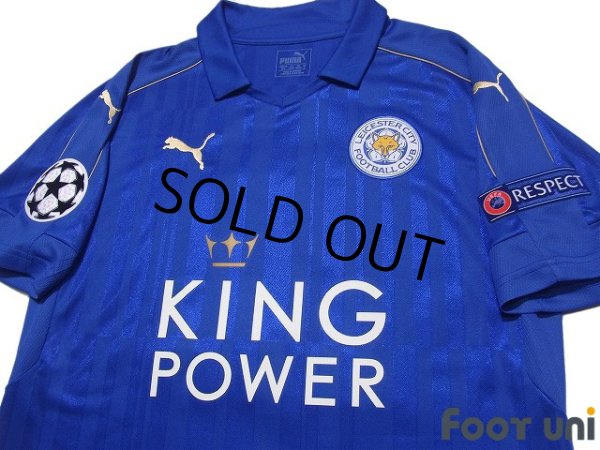 Photo3: Leicester City 2016-2017 Home Shirt #20 Shinji Okazaki Champions League Patch/Badge Respect Patch/Badge w/tags (3)