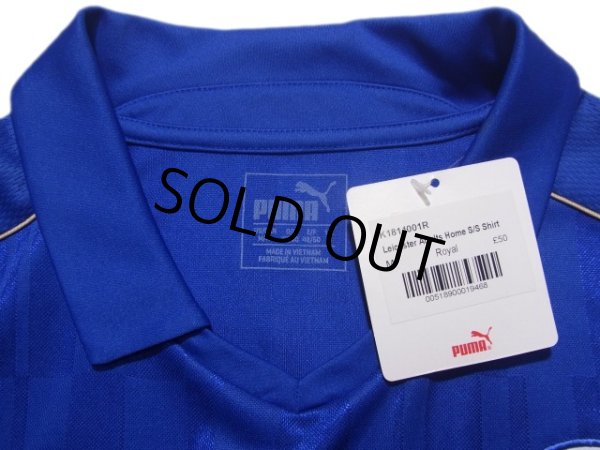 Photo5: Leicester City 2016-2017 Home Shirt #20 Shinji Okazaki Champions League Patch/Badge Respect Patch/Badge w/tags (5)