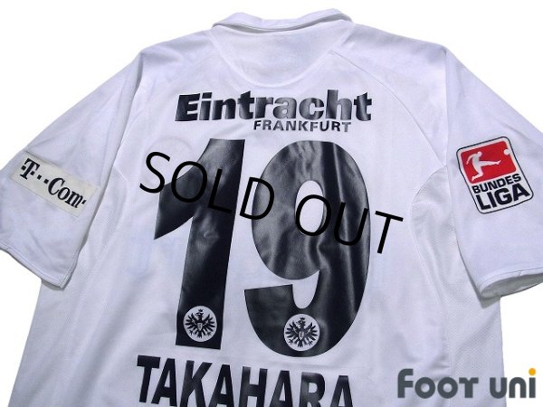 Photo4: Eintracht Frankfurt 2006-2008 Away Shirt #19 Naohiro Takahara Bundesliga Patch/Badge w/tags (4)