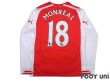 Photo2: Arsenal 2014-2015 Home Long Sleeve Shirt #18 Nacho Monreal (2)