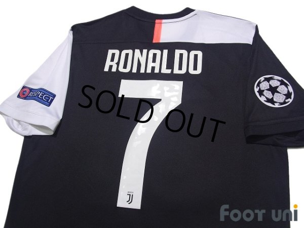 Photo4: Juventus 2019-2020 Home Shirt #7 Cristiano Ronaldo Champions League Patch/Badge w/tags (4)