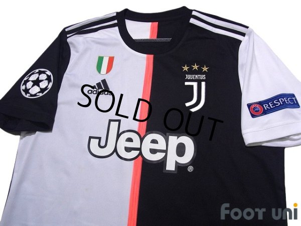 Photo3: Juventus 2019-2020 Home Shirt #7 Cristiano Ronaldo Champions League Patch/Badge w/tags (3)