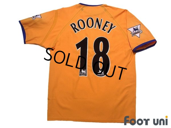 Photo3: Everton 2003-2004 Away Shirt #18 Wayne Rooney Premier League Patch/Badge w/tags (3)