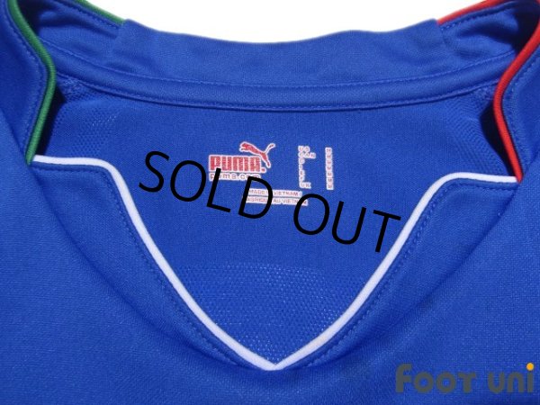 Photo5: Italy 2010 Home Long Sleeve Shirt #21 Andrea Pirlo (5)