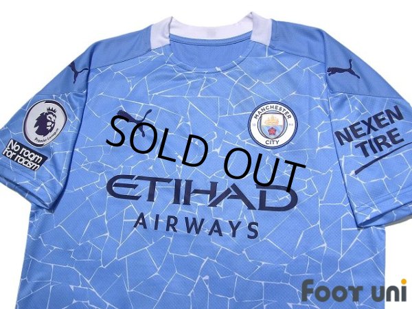 Photo3: Manchester City 2020-2021 Home Shirt #10 Aguero Premier League Patch/Badge w/tags (3)
