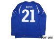 Photo2: Italy 2010 Home Long Sleeve Shirt #21 Andrea Pirlo (2)