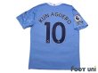 Photo2: Manchester City 2020-2021 Home Shirt #10 Aguero Premier League Patch/Badge w/tags (2)