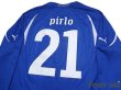 Photo4: Italy 2010 Home Long Sleeve Shirt #21 Andrea Pirlo (4)