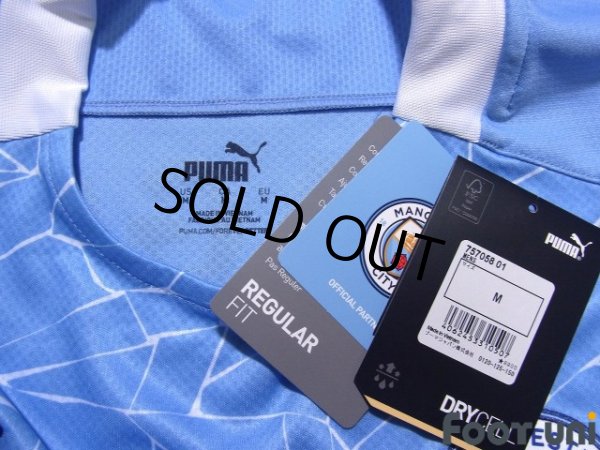 Photo5: Manchester City 2020-2021 Home Shirt #10 Aguero Premier League Patch/Badge w/tags (5)