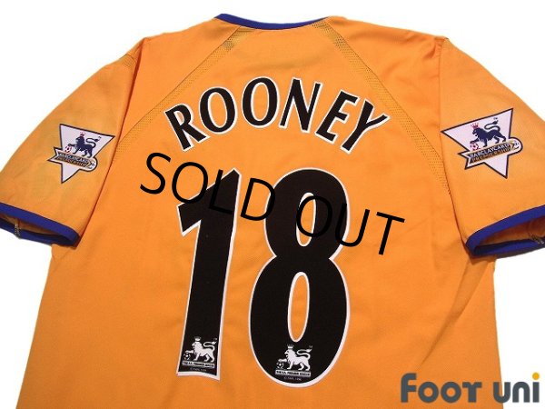 Photo4: Everton 2003-2004 Away Shirt #18 Wayne Rooney Premier League Patch/Badge w/tags (4)