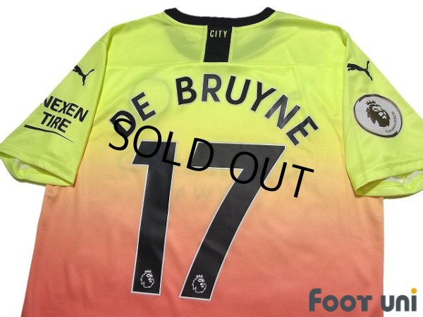 Photo4: Manchester City 2019-2020  3RD Shirt #17 Kevin De Bruyne Premier League Patch/Badge w/tags (4)