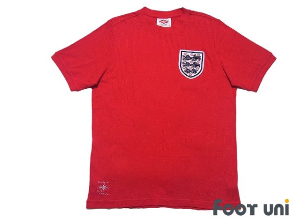 Photo1: England 1966 Away Reprint Shirt (1)