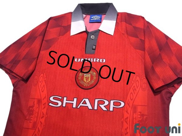 Photo3: Manchester United 1996-1998 Home Shirt #7 David Beckham  (3)
