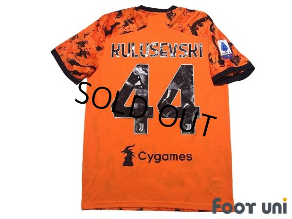 Photo2: Juventus 2020-2021 Third Shirt #44 Dejan Kulusevski Serie A Tim Patch/Badge w/tags (2)