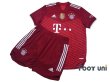 Photo1: Bayern Munich 2021-2022 Home Authentic Shirt #9 Lewandowski Shorts Set (1)