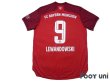 Photo2: Bayern Munich 2021-2022 Home Authentic Shirt #9 Lewandowski Shorts Set (2)