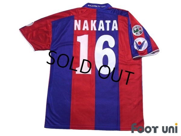 Photo2: Bologna 2003-2004 Home Shirt #16 Hidetoshi Nakata Lega Calcio Patch/Badge w/tags (2)