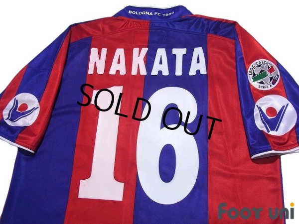 Photo4: Bologna 2003-2004 Home Shirt #16 Hidetoshi Nakata Lega Calcio Patch/Badge w/tags (4)