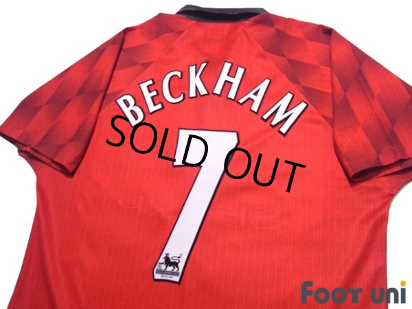 Photo4: Manchester United 1996-1998 Home Shirt #7 David Beckham  (4)