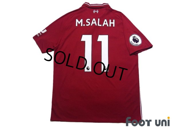 Photo2: Liverpool 2018-2019 Home Shirt #11 Mohamed Salah Premier League Patch/Badge w/tags (2)