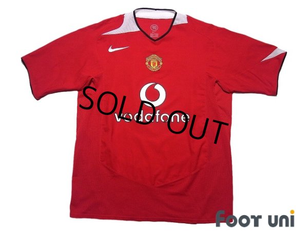 Photo1: Manchester United 2004-2006 Home Shirt (1)