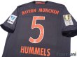 Photo4: Bayern Munchen 2016-2017 Away Shirt #5 Mats Hummels Bundesliga Patch/Badge w/tags (4)