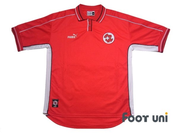 Photo1: Switzerland 2000 Home Shirt (1)