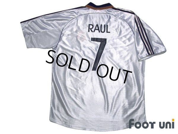 Photo2: Real Madrid 1998-2000 Home Shirt #7 Raul (2)