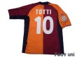 Photo2: AS Roma 2001-2002 champions league model Shirt #10 Francesco Totti Champions League Patch/Badge (2)