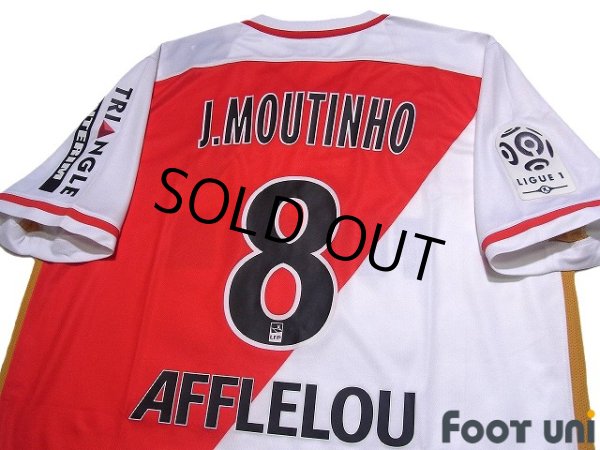 Photo4: AS Monaco 2015-2016 Home Shirt #8 Joao Moutinho Ligue 1 Patch/Badge w/tags (4)