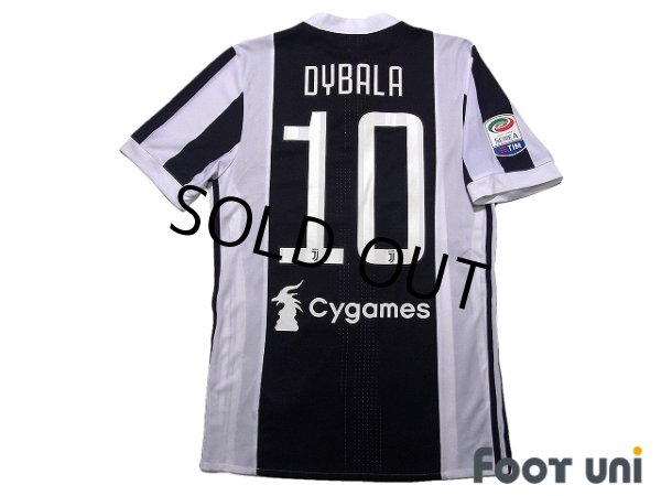 Photo2: Juventus 2017-2018 Home Authentic Shirt  #10 Paulo Dybala w/tags (2)