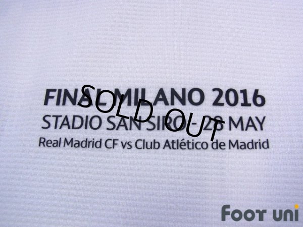Photo6: Real Madrid 2015-2016 Home Long Sleeve Shirt #15 Daniel Carvajal Champions League Patch/Badge (6)
